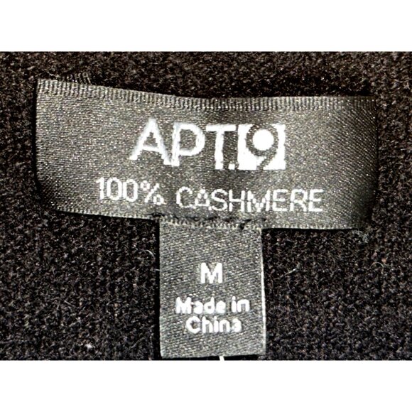 Apt 9 Medium Cashmere Argyle Sweater Purple Gray Black Knit Button Cardigan NWT - Picture 7 of 13